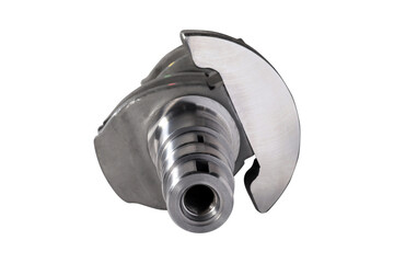 Engine Crankshaft on a white background