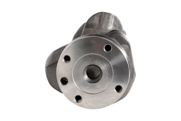Engine Crankshaft on a white background