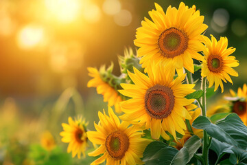 sunflowers in the field
