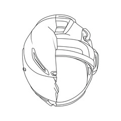 illustration line art for drawing or coloring