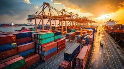 "Cargo on the Move: Streamlining Global Trade from Port to Ship!"