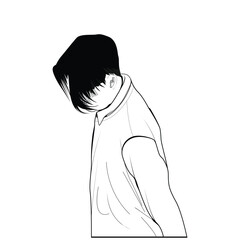 illustration character unique style vector