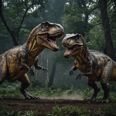 Fototapeta premium t rex dinosaur