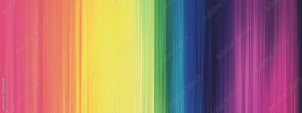 Leinwandbilder vibrant rainbow gradient abstract background with vertical lines : generative ai