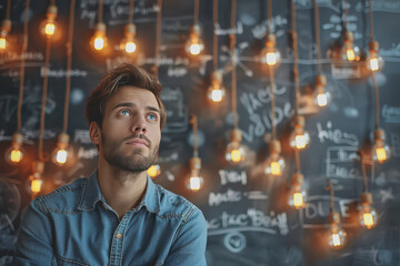 Fototapeta premium What are effective ways to brainstorm and research profitable business ideas.