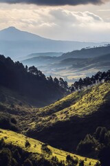 Majestic Rolling Hills Scenic Landscape Nature Serenity