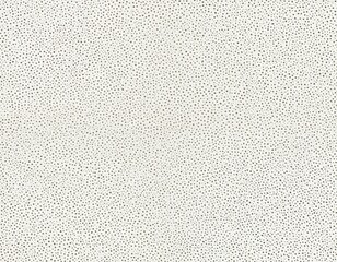 The image features a white background with black dots, creating a repeating pattern that is both simple and complex, with no discernible actions or objects