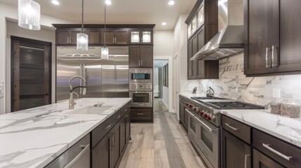 Fototapeta premium Modern Kitchen Interior Design