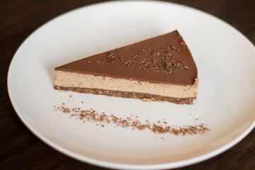 chocolate cake on plate