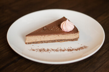 piece of cake with cream