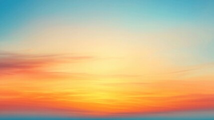 Obraz premium Colorful Sunset Sky with Clouds Background