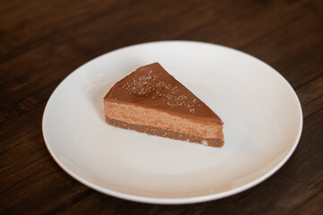 chocolate cake on a plate