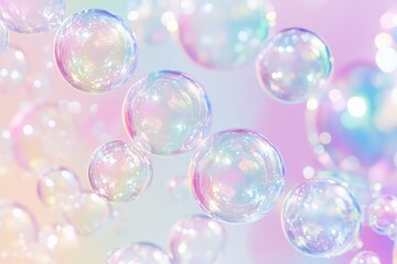Delicate Bubbles: Iridescent and Dreamy