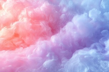 Fototapeta premium hyper realistic photo of trend color of the year, coral and purple background, cotton candy , copy space, copy space for text,