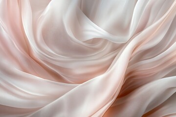 Obraz premium Pink Silk Whispers: Subtle and Luxurious