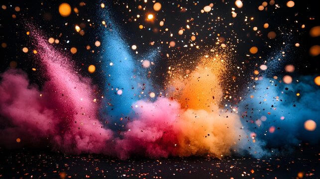 Vibrant event poster adaptable for print distribution and digital promotion