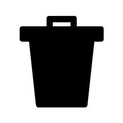 Icon for deleted items and recovery.