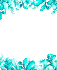 frames made of plants and wild berries