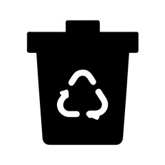 Icon for deleted items and recovery.