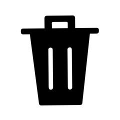 Icon for deleted items and recovery.