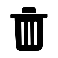 Icon for deleted items and recovery.