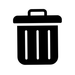 Icon for deleted items and recovery.