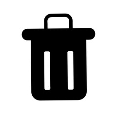Icon for deleted items and recovery.