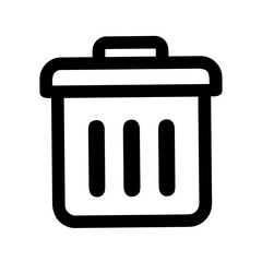 Icon for deleted items and recovery.