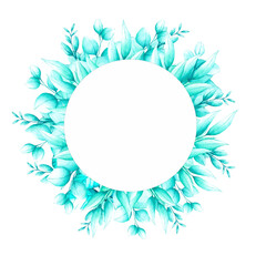 frames made of plants and wild berries