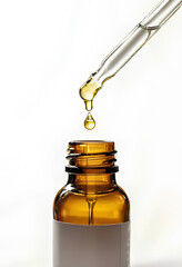 Amber Skin Care Bottle