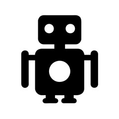 Fototapeta premium Icon symbolizing artificial intelligence and automation