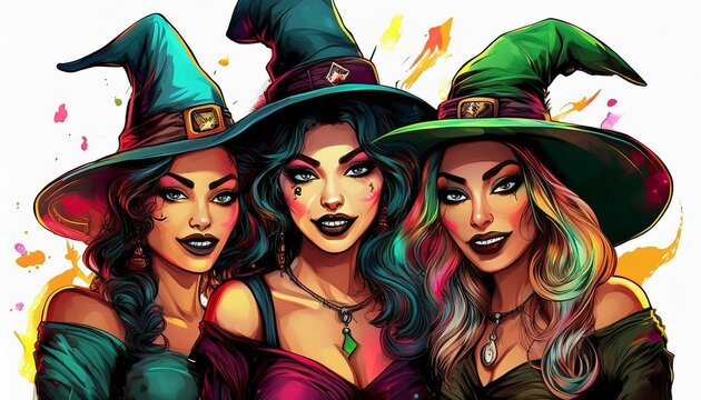 Brujas de halloween