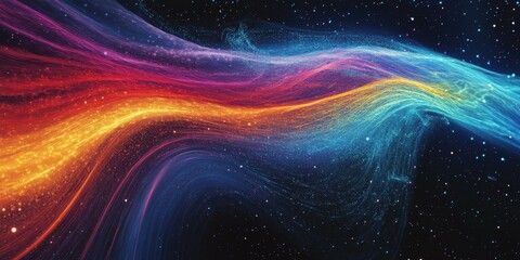 A visualization of the cosmic microwave background radiation