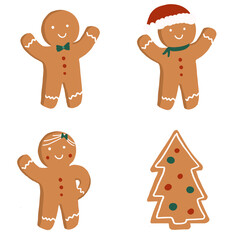 gingerbread man and woman