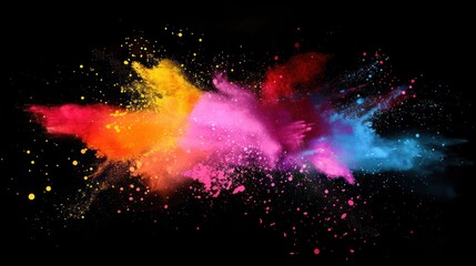 Fototapeta premium Abstract Color Explosion