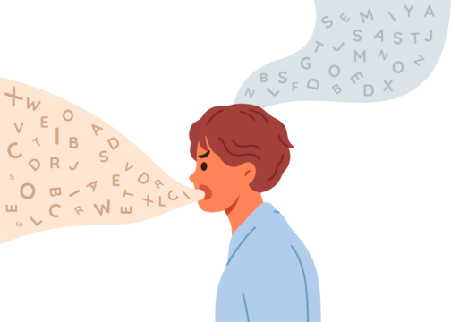 Man screams trying to manipulate people and instill misinformation in others to cause fear or hatred. Guy thinks and voices different things, manipulate listeners for propaganda purposes