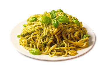 Tallarines con pesto