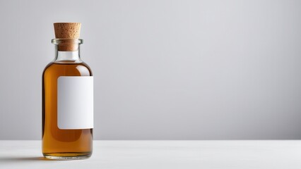 Fototapeta premium This oil tincture mockup provides a detailed, photorealistic view of your label design. Perfect for marketing materials and brand presentations, it’s a versatile addition to any designer’s toolkit.