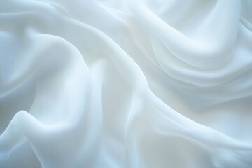 Obraz premium Soft White Fabric Texture for Abstract Backgrounds