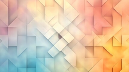 Fototapeta premium Futuristic Geometric Holographic Design, vibrant shifting colors, seamless abstract pattern, modern aesthetics, visually captivating experience