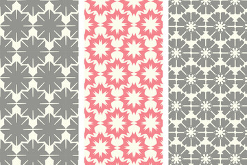 Geometric pattern with soft color geometry prints. Elegance minimalist repeatable pattern.