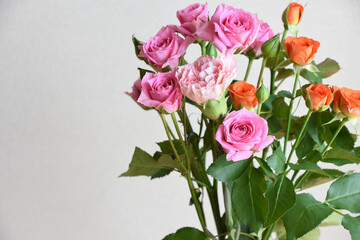 Fototapeta premium スプレー薔薇の花束