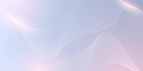 Abstract grey background with dynamic glowing wavy lines.