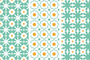 Geometric pattern with warm color geometry prints design—elegance minimalist repeatable fabric pattern artwork.