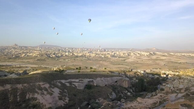 Cappadocia Hot Air Balloons Drone Film | Sunrise at &Ccedil;avuşin