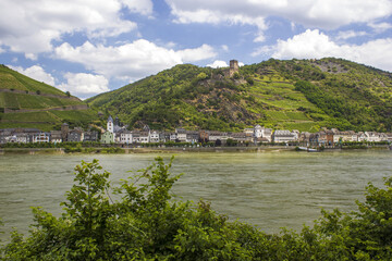 Naklejka premium Castle Gutenfels in Kaub, Rhineland-Palatinate, Germany