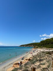 view of the sea from the beach