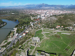 A view of Shkodra, Albania