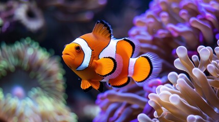 Clownfish in Coral Reef