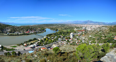 A view of Shkodra, Albania